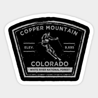 Copper Mountain Colorado Snow Skiing Sticker